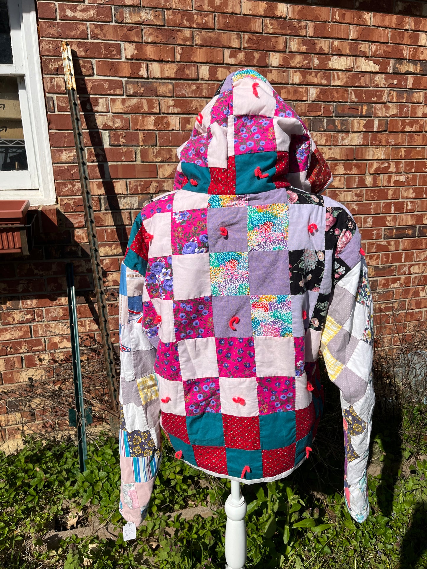 Upcycled Quilt Hoodie
