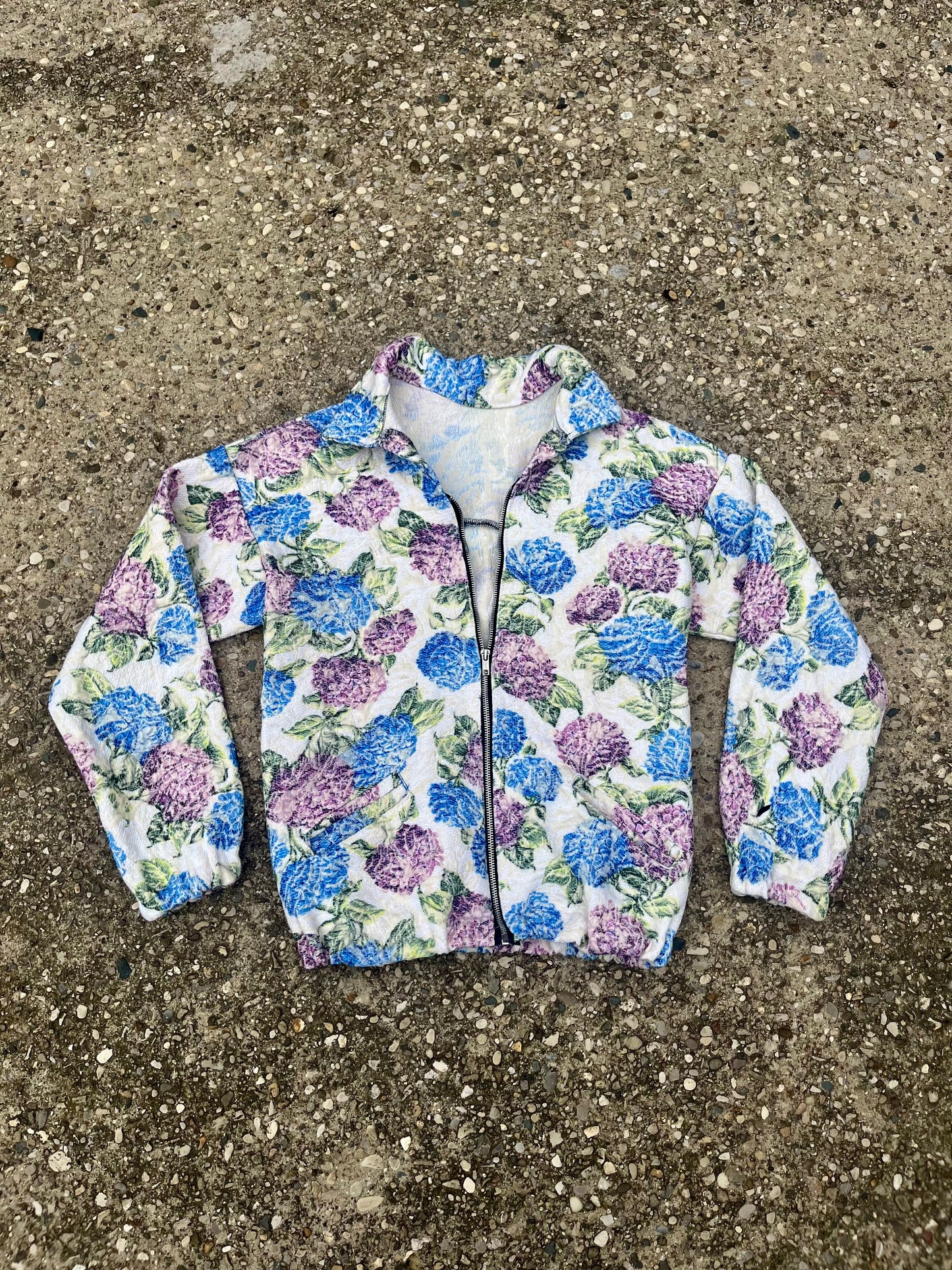 Upcycled Tapestry Zip Up