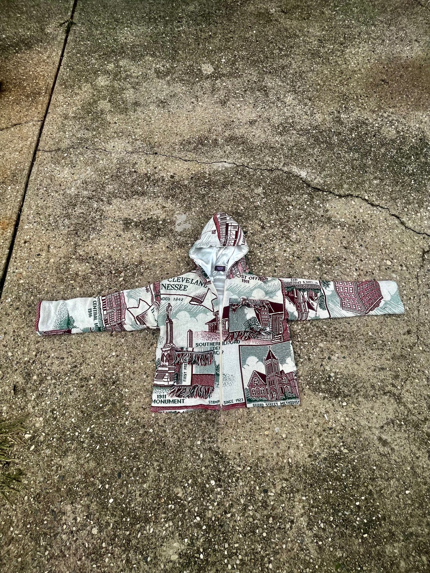 Upcycled Tapestry Hoodie