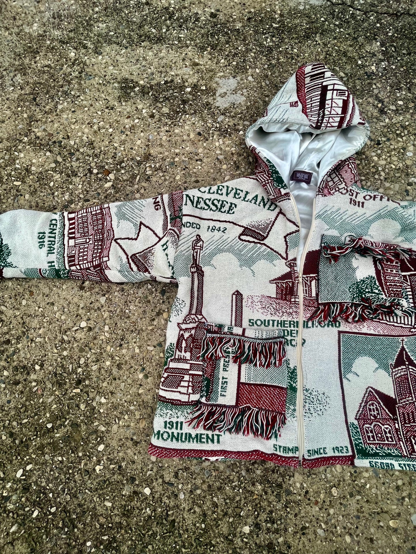 Upcycled Tapestry Hoodie