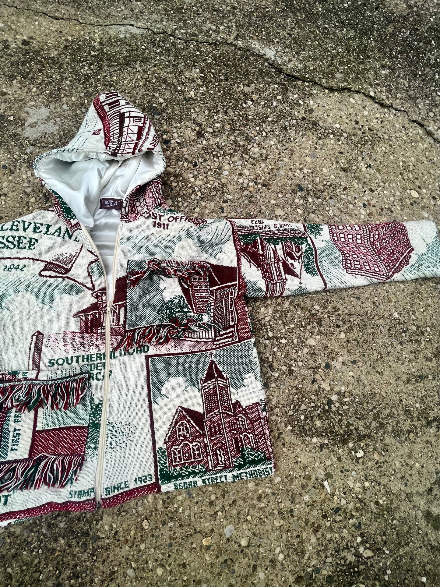 Upcycled Tapestry Hoodie