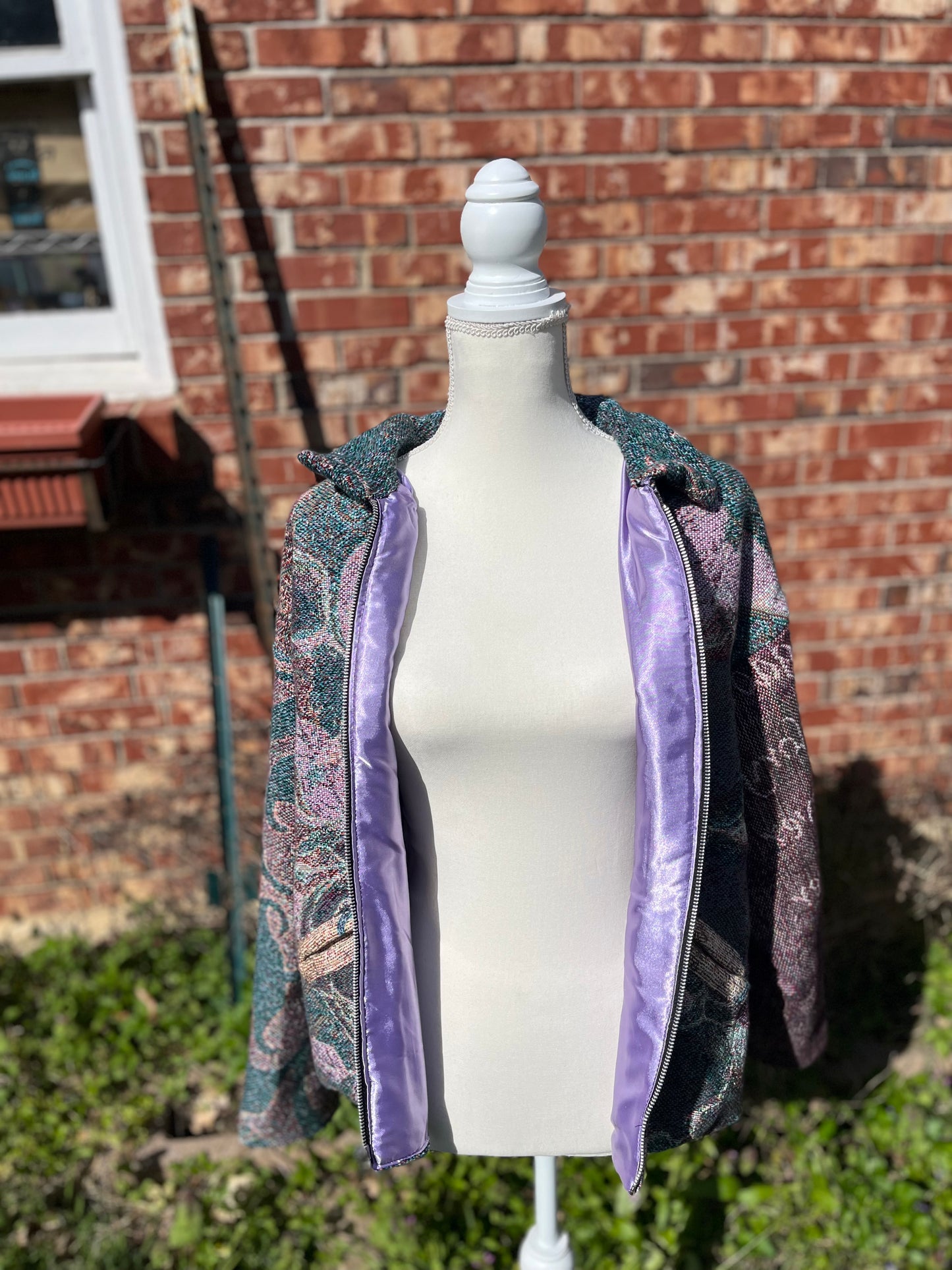 Upcycled Tapestry Hoodie