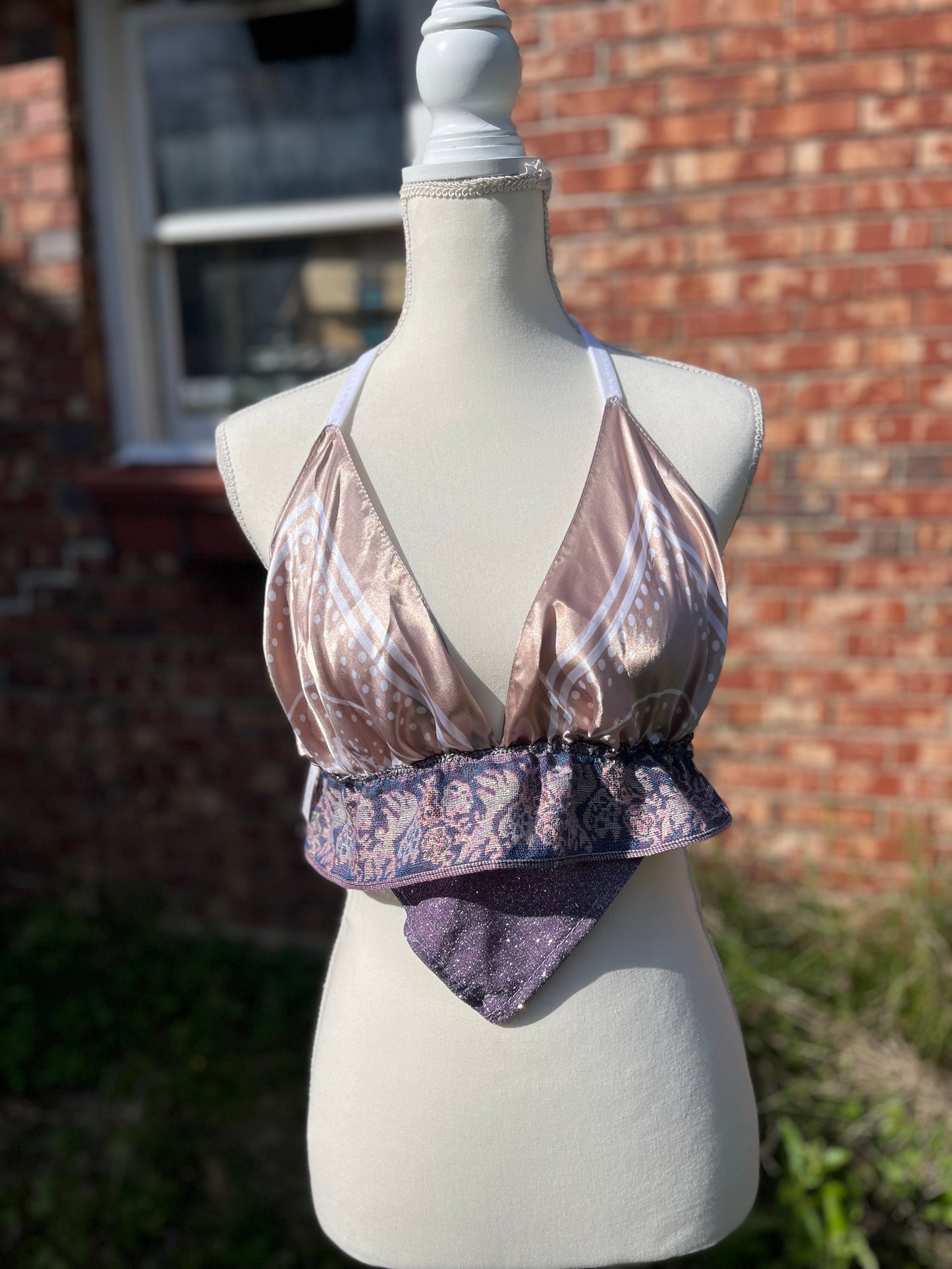 Upcycled Halter Top