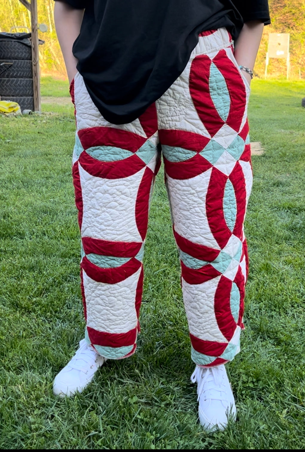 Upcycled Quilted Pants