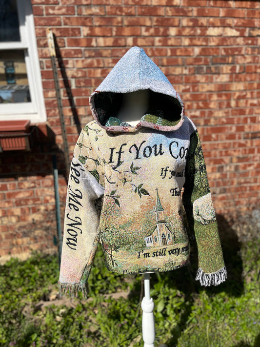 Upcycled Tapestry Hoodie