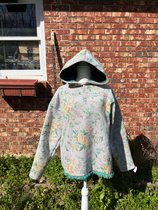 Upcycled Taprestry Hoodie