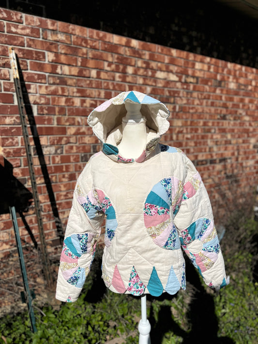 Upcycled Quilt Hoodie