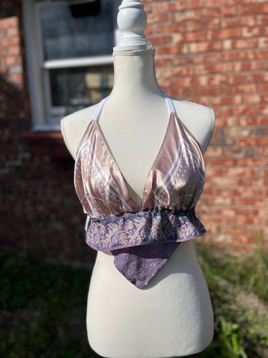 Upcycled Halter Top